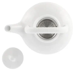Rörstrand Swedish Grace teapot, snow White Clearance