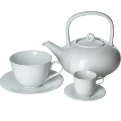 Rörstrand Swedish Grace teapot, snow White Clearance