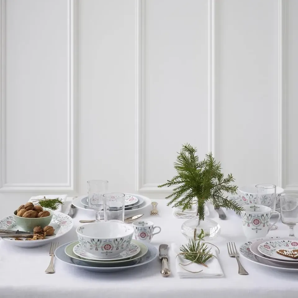Rörstrand Swedish Grace Winter plate oval, White Hot