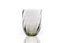 Anna Von Lipa Swirl drinking glass 25 cl, Olive Green New