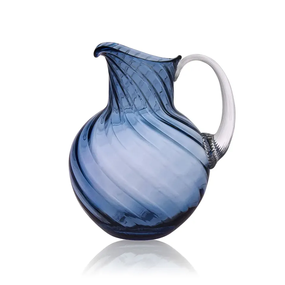 Anna Von Lipa Swirl jug 2 l, smoke Blue New