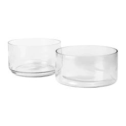Broste Copenhagen Sylvia bowl Ø21x12 cm, Clear Transparent Hot