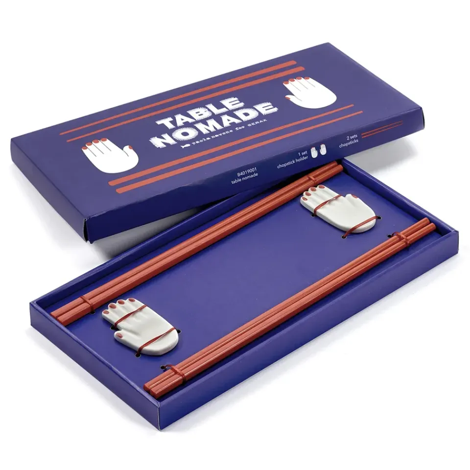 Serax Table Nomade chop sticks with holder 6 pieces, Red Sale