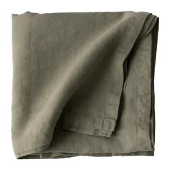 Tell Me More Tablecloth linen 175x175 cm, Olive Green Online