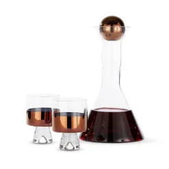 Tom Dixon Tank wine carafe 1 L, Copper Transparent Clearance