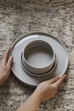 Scandi Living Taper plate 14 cm, Light Grey Hot