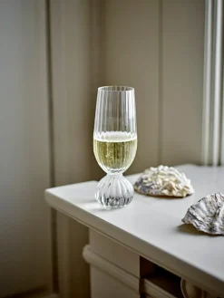 Bloomingville Taurin champagne glass 250 ml, Clear Transparent Sale