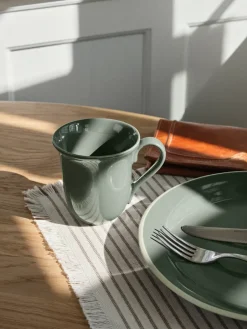 Broste Copenhagen Taverna dinner plate Ø28 cm, Green Hot