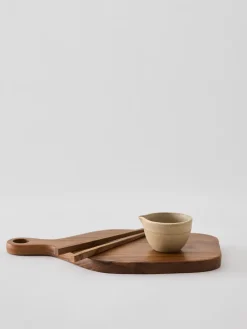Tell Me More Teak serving board, 17.5x30 cm Brown Outlet