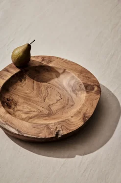 Tell Me More Teak serving bowl, Large, Ø40 cm Brown Clearance