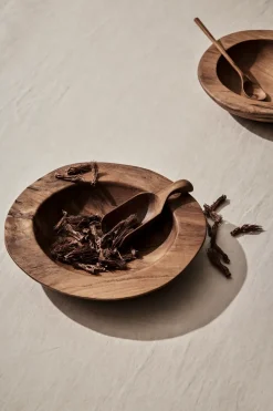 Tell Me More Teak serving bowl, Medium Ø30 cm Brown Sale