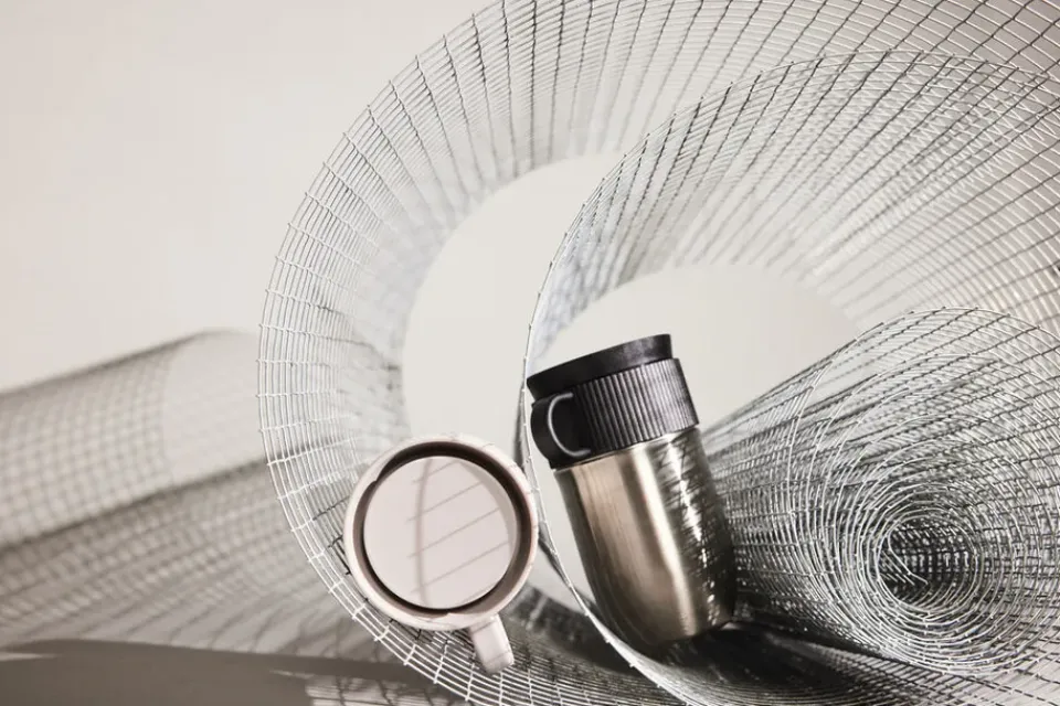 Sagaform Ted car mug thermos mug 28 cm, Silver Silver-coloured Best