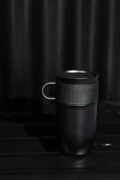 Sagaform Ted car mug thermos mug 28 cm, Black Clearance