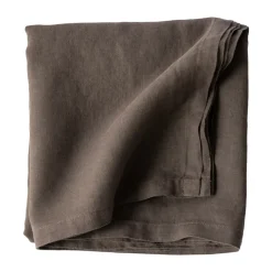 Tell Me More tablecloth 145x145 cm, Taupe GreyBrown Hot