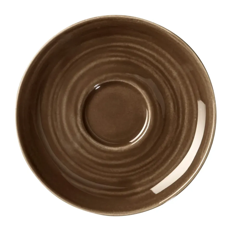 Seltmann Weiden Terra coffee saucer Ø12 cm 6-pack, Earth Brown Clearance