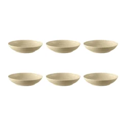 Seltmann Weiden Terra deep plate Ø21.2 cm 6-pack, Sand Beige Hot