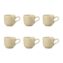 Seltmann Weiden Terra espresso cup 9 cl 6-pack, Sand Beige New