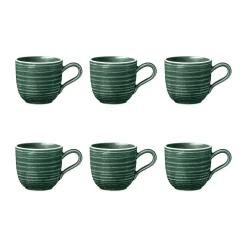 Seltmann Weiden Terra espresso cup 9 cl 6-pack, Moss Green Clearance