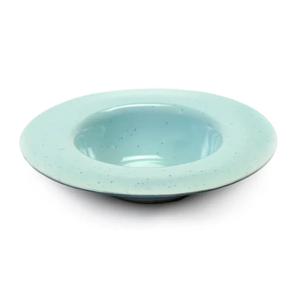 Serax Terres de Rêves deep plate 21.3 cm, Light -smokey Blue Hot