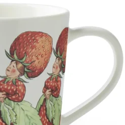 Design House Stockholm The Strawberry Family mug with handle, 40 cl Red Hot