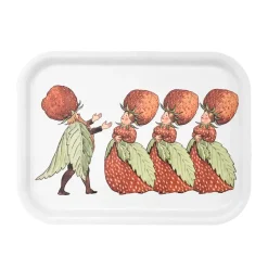 Design House Stockholm The Strawberry Family tray 20x27 cm, White Outlet