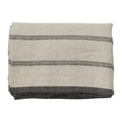 Tell Me More Thea tablecloth 145x330 cm, Denim stripe BeigeGrey Hot
