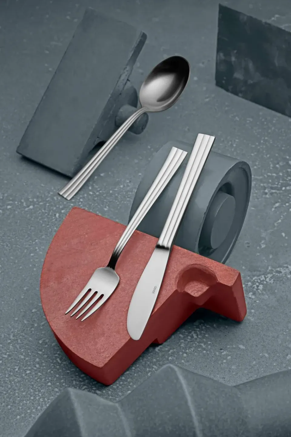 Gense Thebe cutlery 16 pcs, 16 pcs Silver-coloured