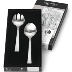 Gense Thebe salad and serving cutlery, 2-pack Silver-coloured Online