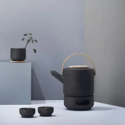 Stelton Theo teapot warmer, 15 cm Black Outlet