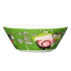 Moomin Arabia Thingumy & Bob King's Ruby Moomin bowl, Green New