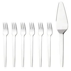 Hardanger Bestikk Tina cake set 7 pieces, 7 pieces Silver-coloured Clearance