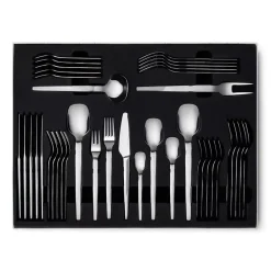 Hardanger Bestikk Tina cutlery set, 40 pieces Silver-coloured