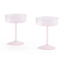 HAY Tint coupe glasses 20 cl 2-pack, Pink Online