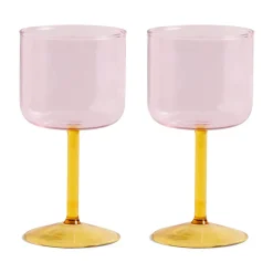 HAY Tint wine glass 25 cl 2-pack, Pink-yellow PinkYellow Sale