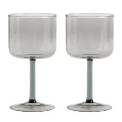 HAY Tint wine glass 25 cl 2-pack, Grey