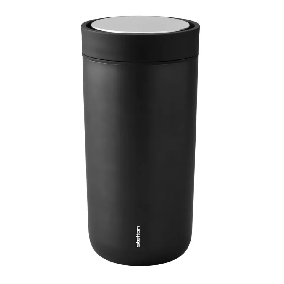 Stelton To Go Click mug 0.4 l, metallic Black Discount