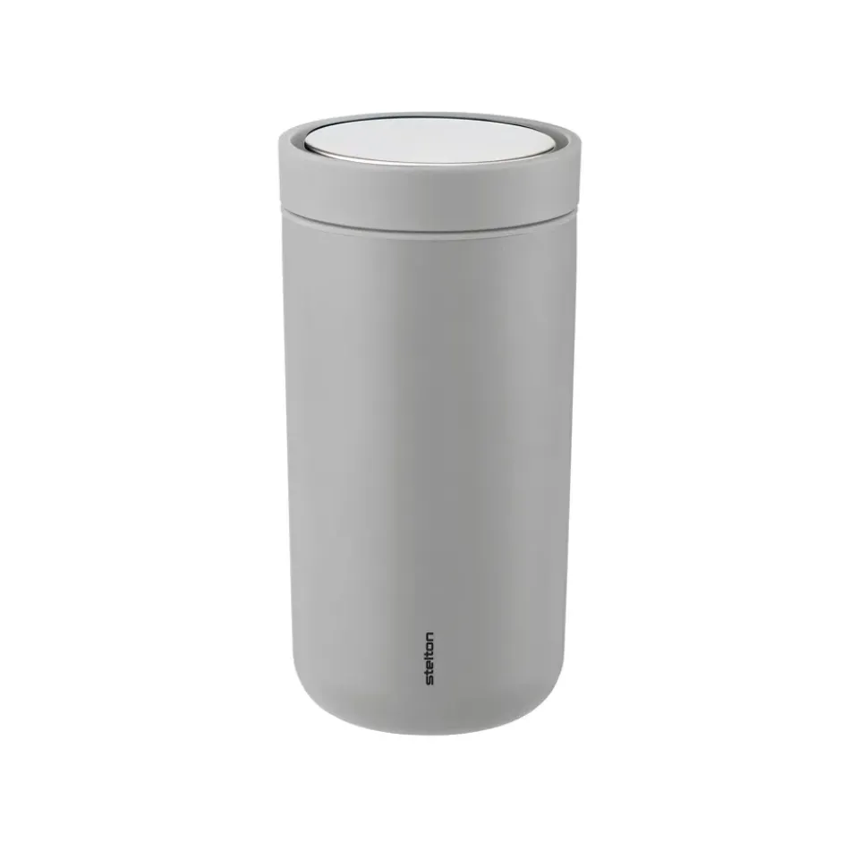Stelton To Go Click mug 0.2 l, mat light Grey