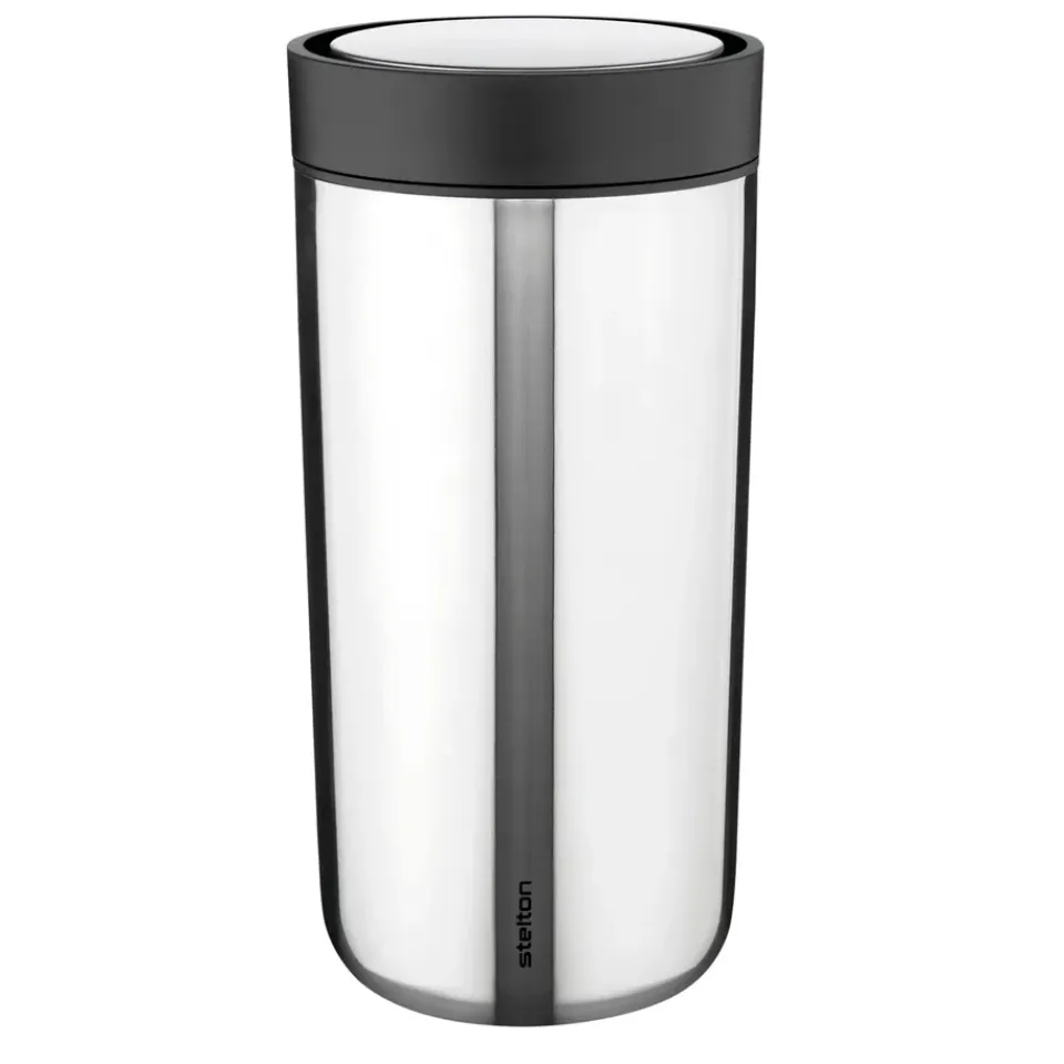Stelton To Go Click mug 0.4 l, Steel Silver-coloured Clearance