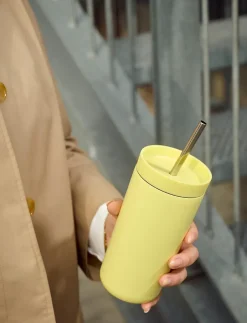 Stelton To Go Sip thermos mug with straw 0.4 L, Laevis Green Online