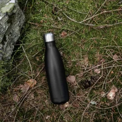 Sagaform To Go steel bottle 50 cl, Black