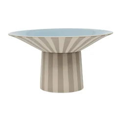 OYOY Toppu centerpiece high Ø30x17 cm, Clay-Ice blue GreyBlue Outlet