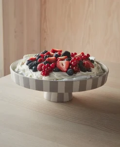 OYOY Toppu serving plate large Ø27 cm, Clay Beige Best