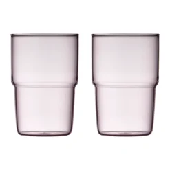 Lyngby Glas Torino drinking glass 40 cl 2-pack, Pink Sale