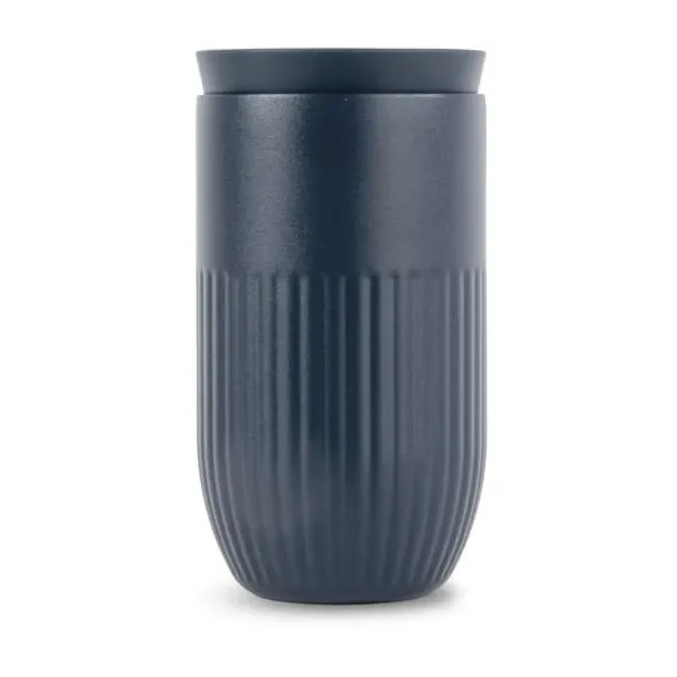 Sagaform Tova car mug thermos mug 32 cl, Blue Hot