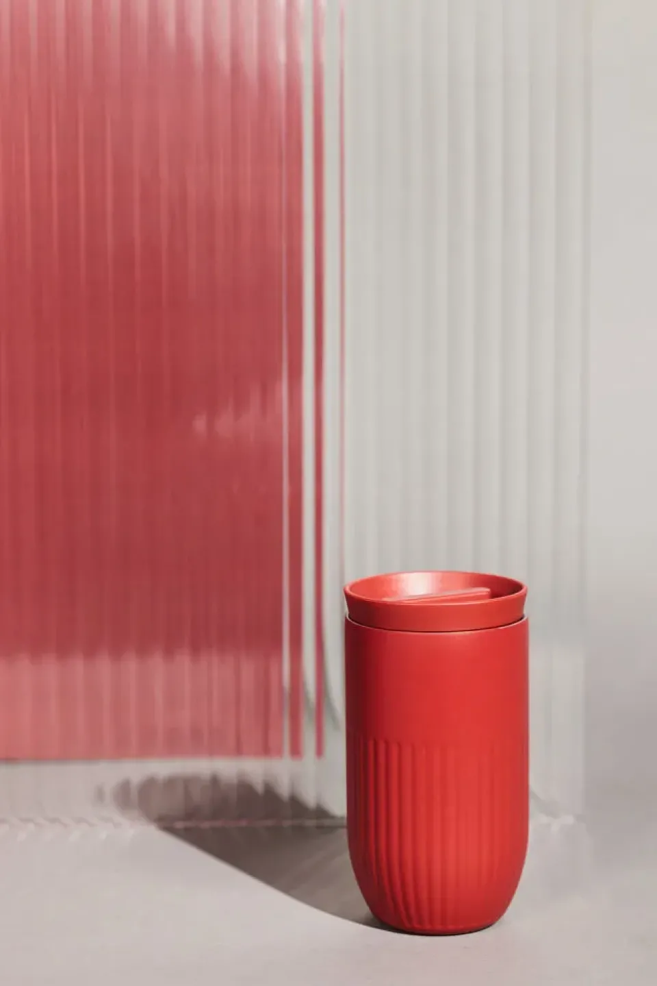 Sagaform Tova car mug thermos mug 32 cl, Wine Red Discount