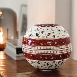 Villeroy & Boch Toy's Delight La Boule servis 7 pieces, White- Red Clearance