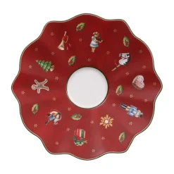 Villeroy & Boch Toy's Delight saucer to espresso cup Ø13 cm, White-red WhiteRed Discount