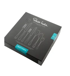Robert Welch Trattoria cutlery set 56 pieces, Black