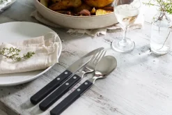 Robert Welch Trattoria cutlery set 56 pieces, Black