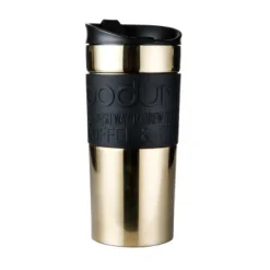 Bodum Travel mug 35 cl, Gull metal Gold-coloured Hot